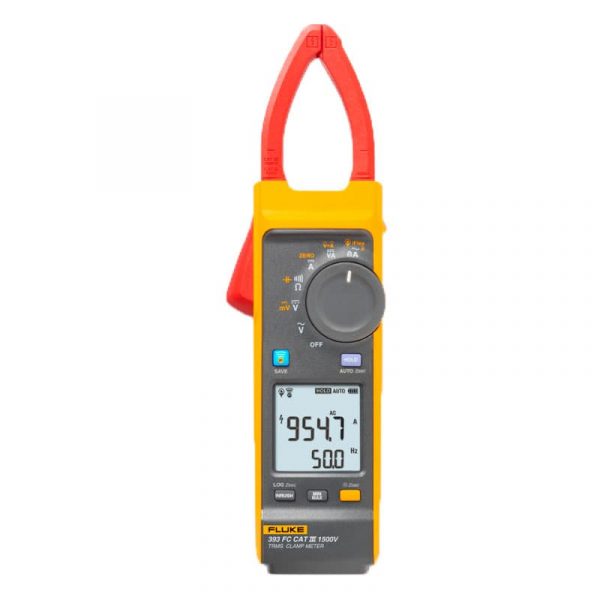 Pinza amperimétrica para aplicaciones fotovoltaicas con sonda iFlex de 2,500A AC y medida de tensión hasta 1,500V DC. Conexión Inalámbrica Fluke Connect