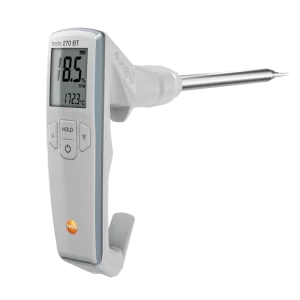 Medidor del aceite de fritura testo 270 BT - Con colores en pantalla que indican el estado del aceite