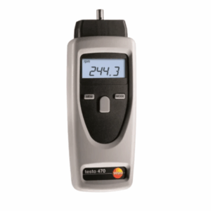 Tacómetro testo 470 - Para la medición óptica y mecánica de rpm
